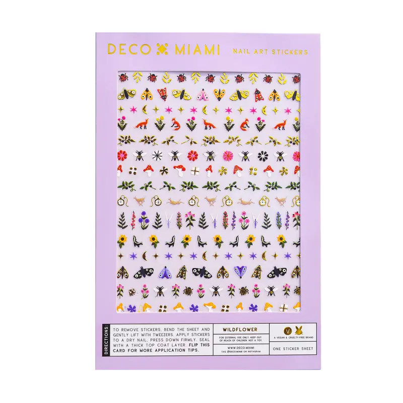 Deco Beauty Wildflower-Inspired Nail Art Stickers 1