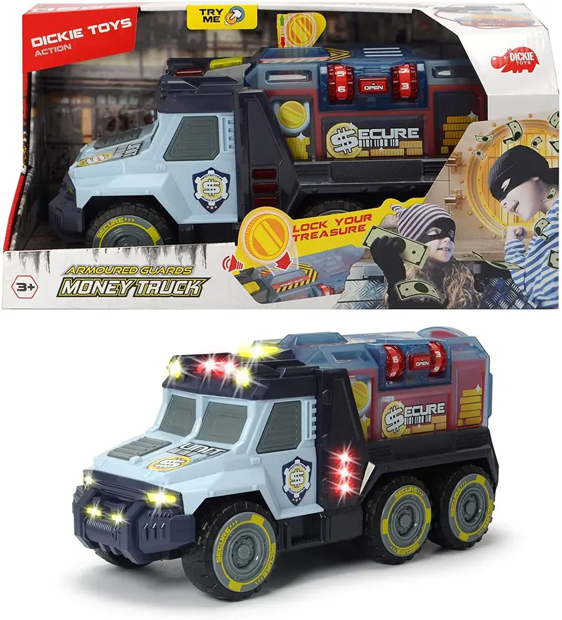 Dickie Money Truck Interactive Rolling Toy With Coin Slot 1