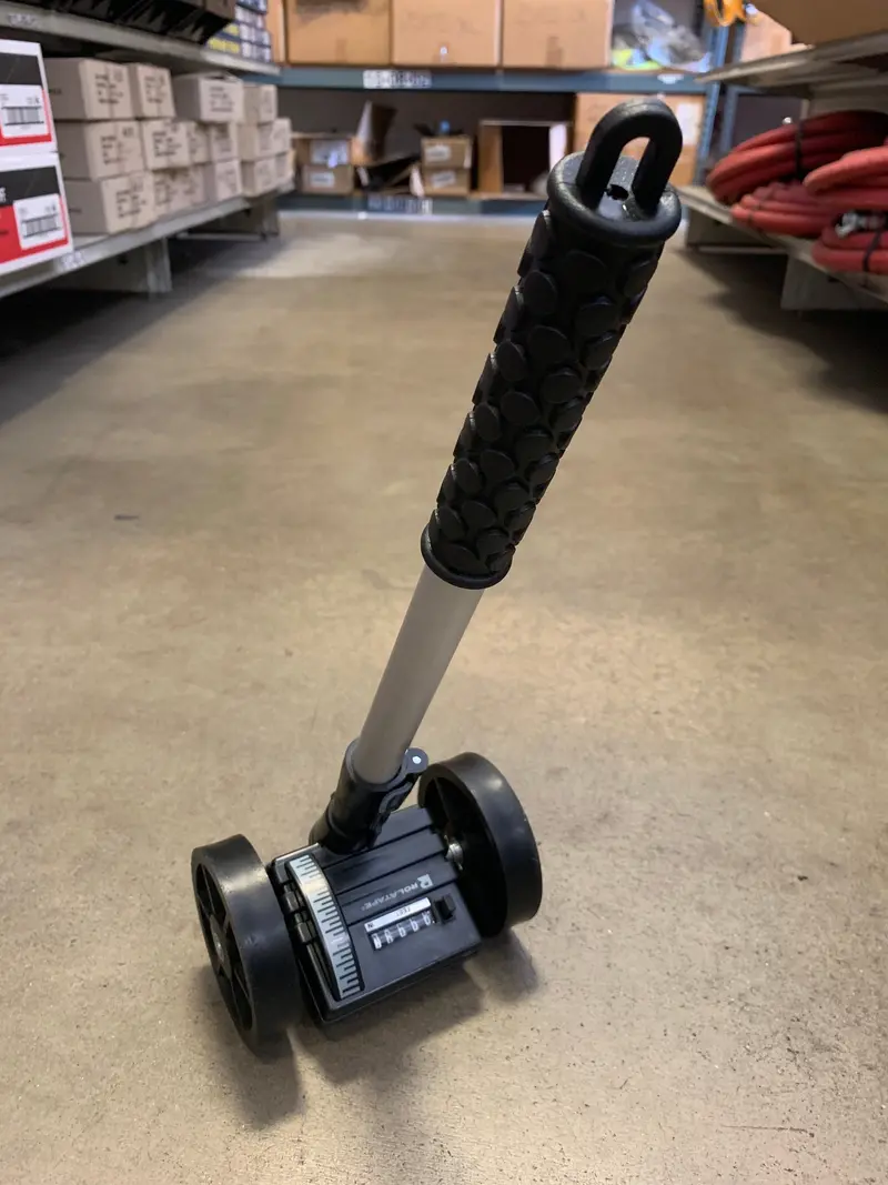 Dual-Wheel Measuring Wheel For Accurate Distance Tracking 1