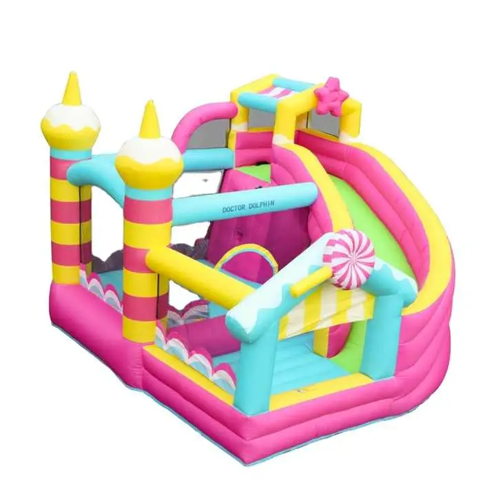 Durable Inflatable Bouncer-Slide Combo For Home & Outdoor Use – Supports Up To 3 Children 1