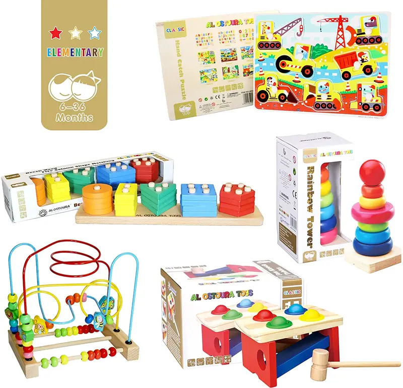 Early Learning 5-In-1 Developmental Toy Set (Ages 1–3) 1