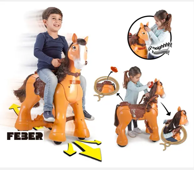 Feber My Wild Horse Ride-On Toy – 12V Battery-Powered Kids Vehicle 1