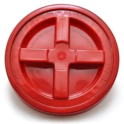 Gamma Seal Bucket Lid – Red Heavy-Duty Airtight Lid For Storage Buckets 1