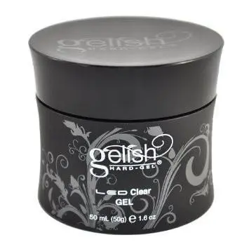 Gelish Led Hard Clear Gel – 1.6 Oz High-Shine Overlay 1