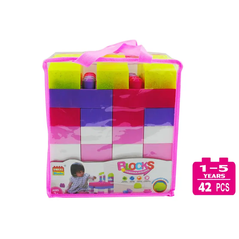 Glow-In-The-Dark Building Blocks – 50-Piece Luminous Stem Toy For Night Play 1