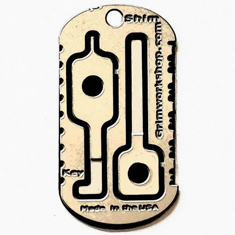Grim Workshop Escape & Evasion Dog Tag – Tactical Self-Rescue Identifier 1