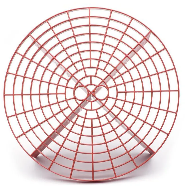Grit Guard Bucket Insert – Red Ultra-Dense Mesh 1