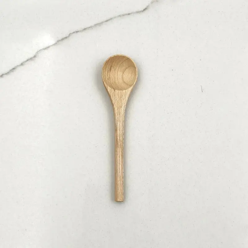 Handcrafted Maple Wood Mini Spoon – 4-Inch Serving Utensil 1