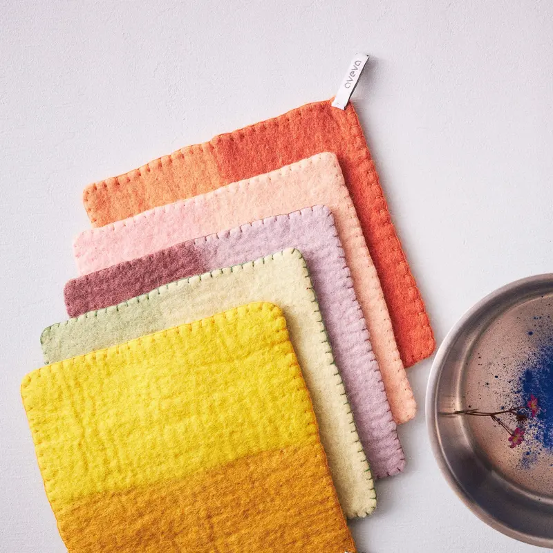 Handcrafted Square Fabric Potholder 1