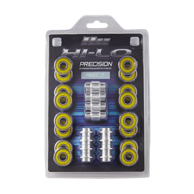 Hi-Lo Rh Abec 7 608 Bearings – High-Performance S19 Inline Skate Bearings 1
