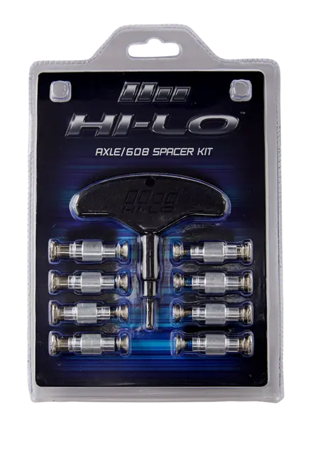 Hi-Lo Rh Axle And Spacer Kit – Compatible With S19 Inline Skate Frames 1