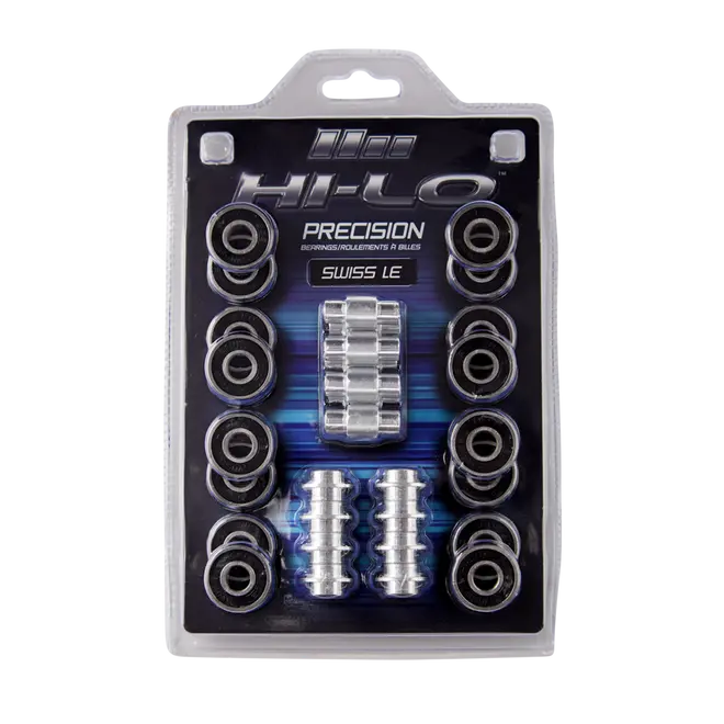 Hi-Lo Rh Swiss Le 608 Precision Bearings – Grade S19 For Inline Skates 1