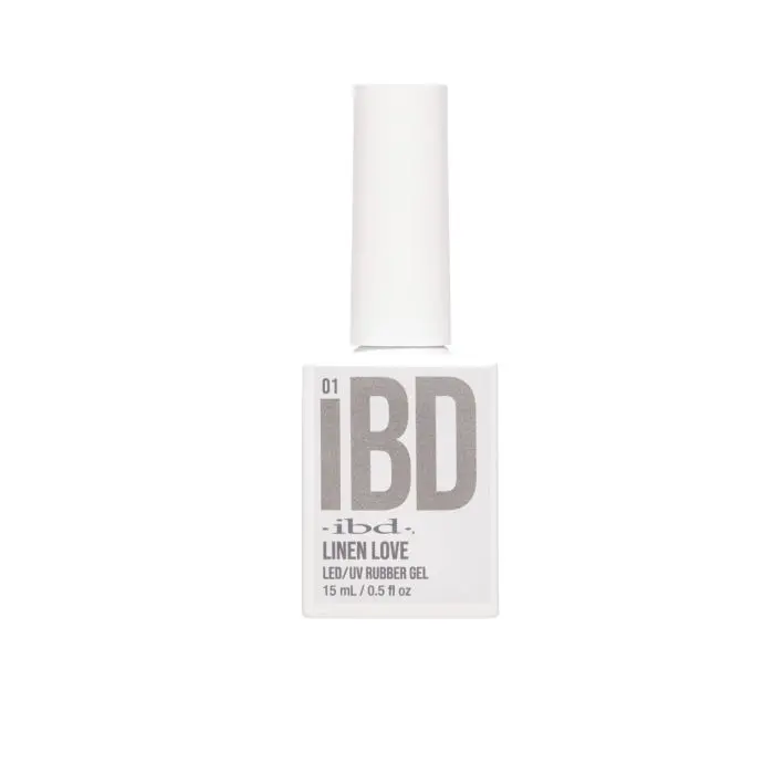 Ibd Rubber Gel Linen Love – 0.5 Oz Flexible Builder Gel 1