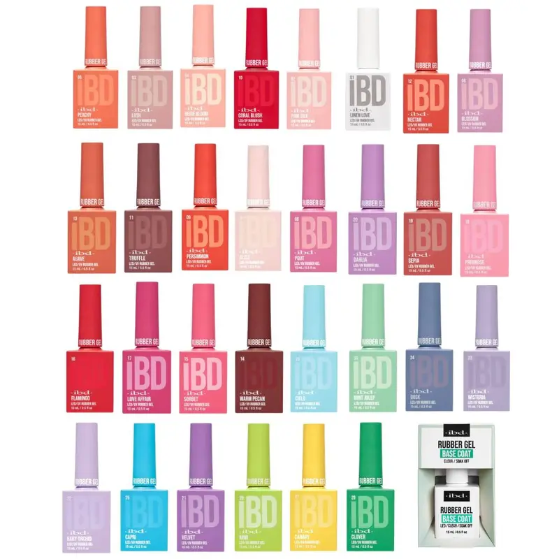 Ibd Rubber Gel Nail Polish Collection – Curated Shades 1