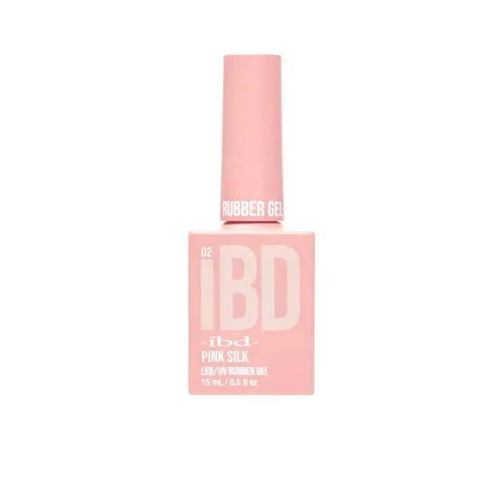 Ibd Rubber Gel Pink Silk – 0.5 Oz Delicate Builder Gel 1