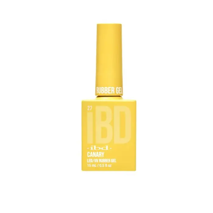 Ibd Rubber Gel Polish In Canary – 0.5 Oz Nail Color 1