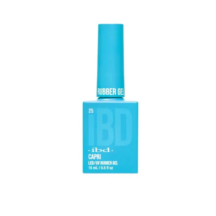 Ibd Rubber Gel Polish In Capri – 0.5 Oz Nail Color 1