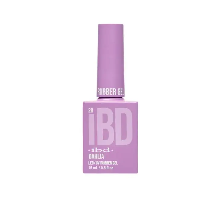 Ibd Rubber Gel Polish In Dahlia – 0.5 Oz Nail Color 1