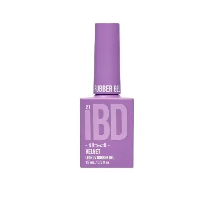 Ibd Rubber Gel Polish In Velvet – 0.5 Oz Nail Color 1