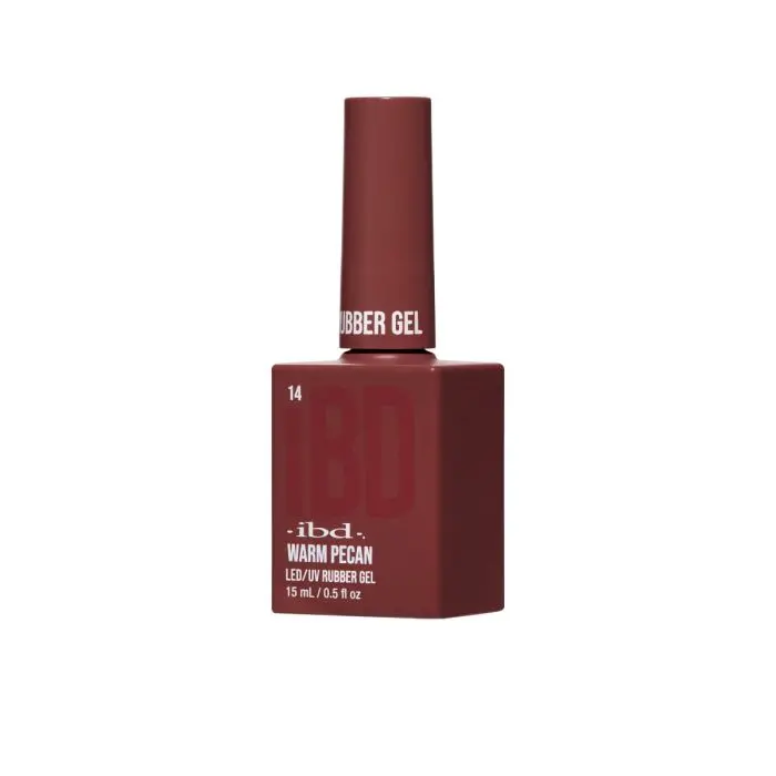 Ibd Rubber Gel Polish In Warm Pecan – 0.5 Oz Nail Color 1