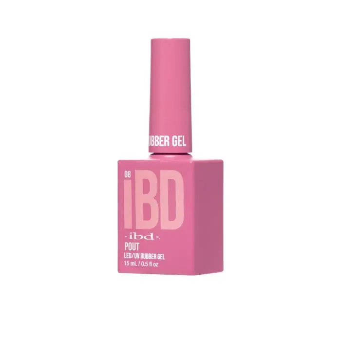 Ibd Rubber Gel Pout – 0.5 Oz Rosy Builder Gel 1