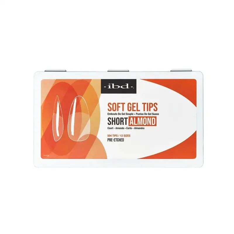 Ibd Short Almond Soft Gel Nail Tips 1