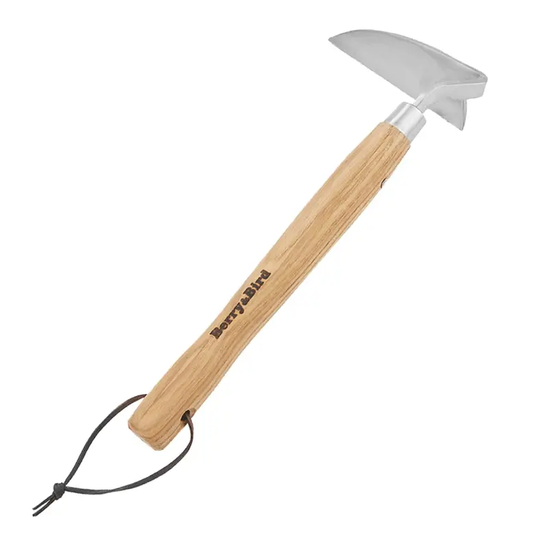 Japanese-Style Sickle Hoe – 12.67 Inch Weeding Tool With Ergonomic Wood Handle 1