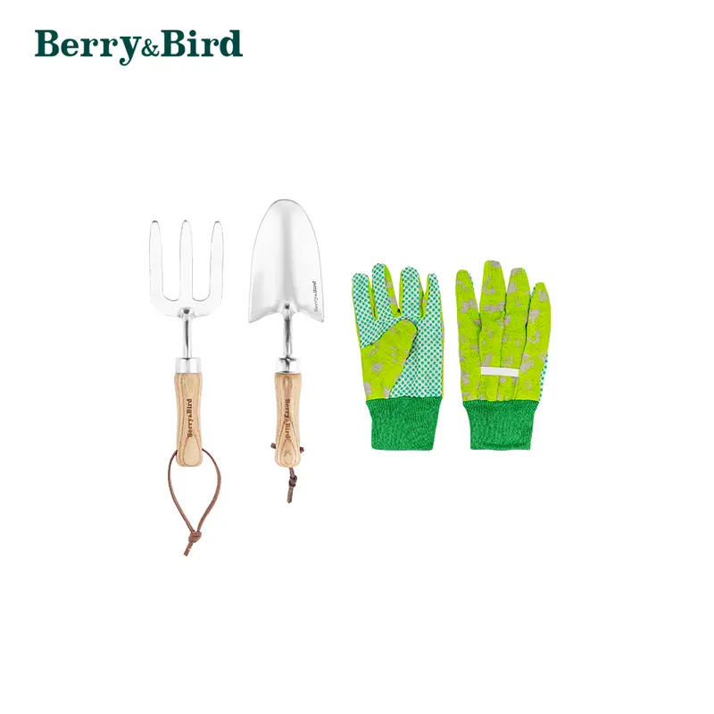 Kids’ Gardening Starter Set – Trowel, Fork, And Pair Of Gloves For Young Gardeners 1