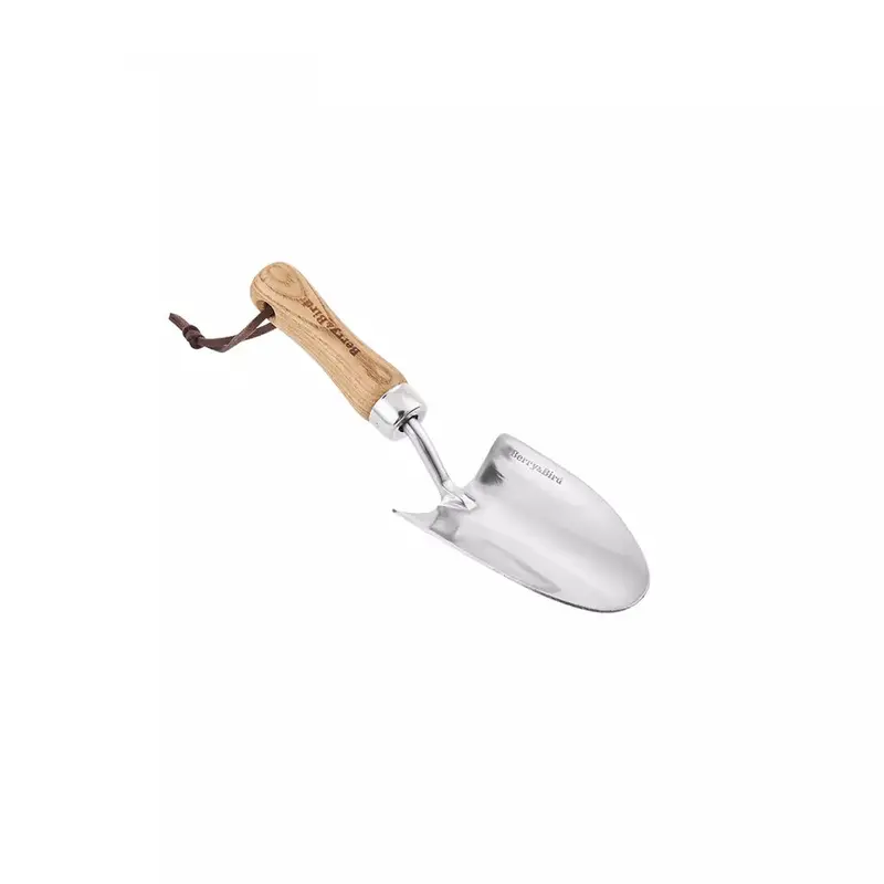 Kids’ Hand Trowel – 8.1-Inch Stainless Steel Shovel With Natural Wooden Handle 1