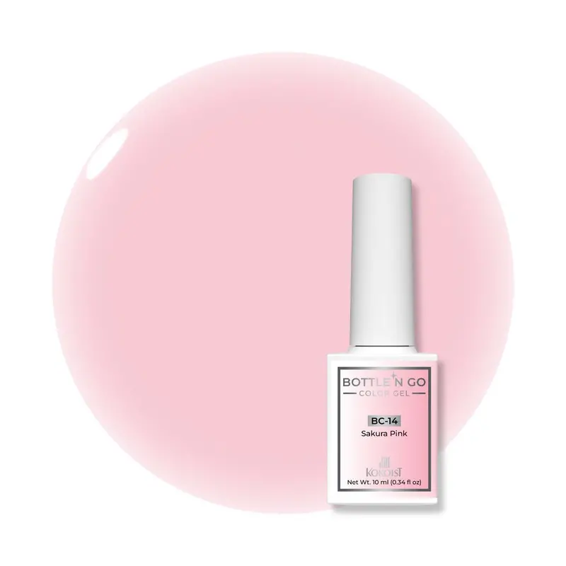 Kokoist Bottle 'N Go Color Gel Polish – Blush Sakura Pink 1