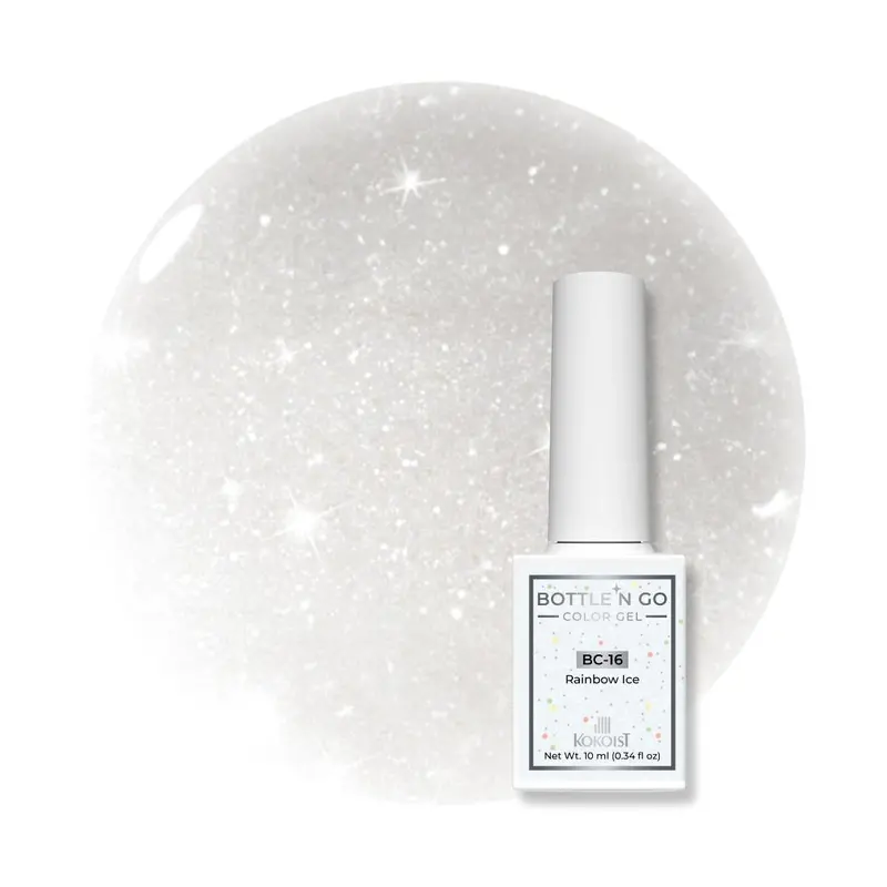 Kokoist Bottle 'N Go Color Gel Polish – Cool Rainbow Ice 1