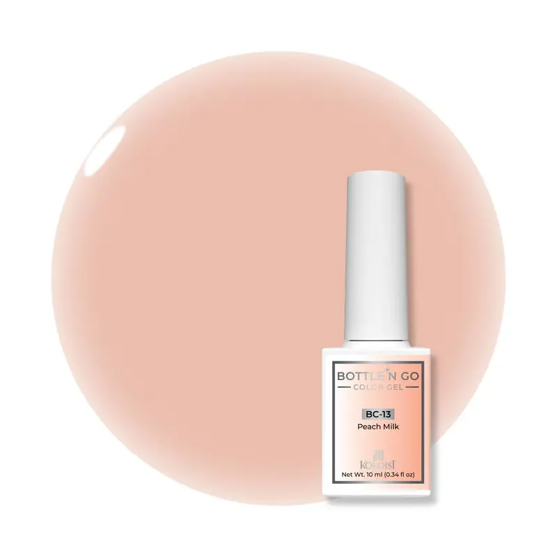 Kokoist Bottle 'N Go Color Gel Polish – Creamy Peach Milk 1