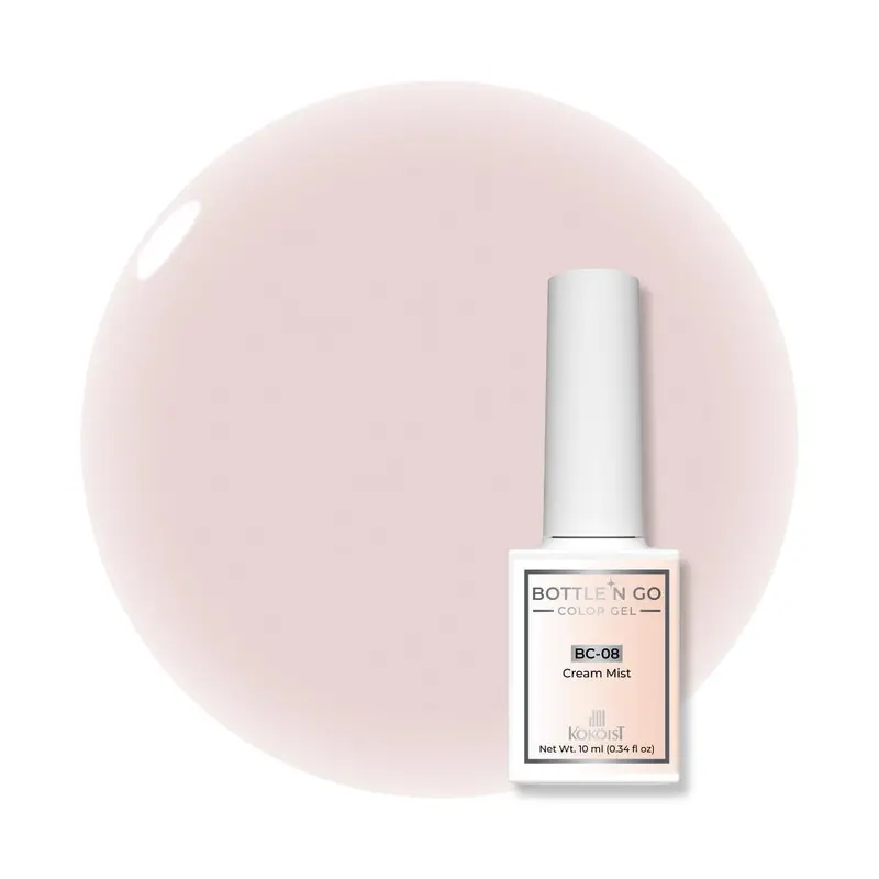 Kokoist Bottle 'N Go Color Gel Polish – Hazy Cream Mist 1