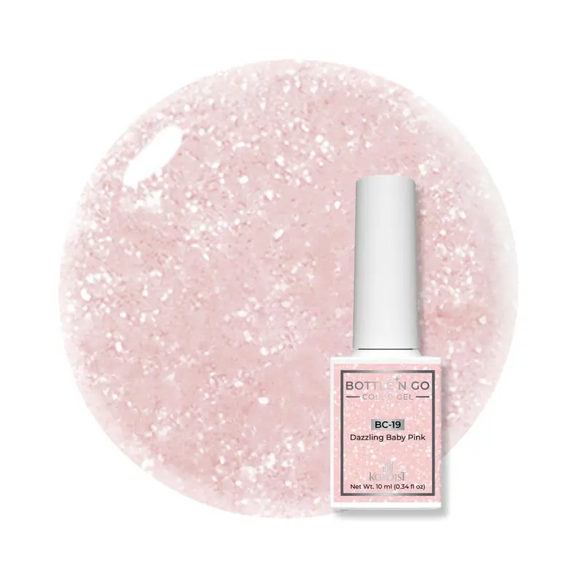 Kokoist Bottle 'N Go Color Gel Polish – Luminous Baby Pink 1