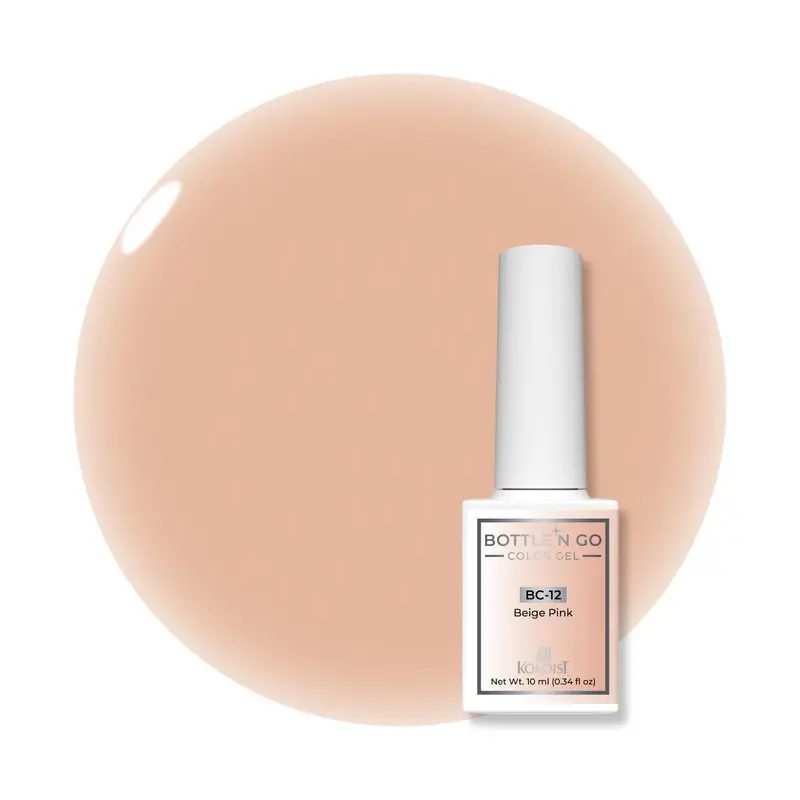 Kokoist Bottle 'N Go Color Gel Polish – Rosy Beige Pink 1