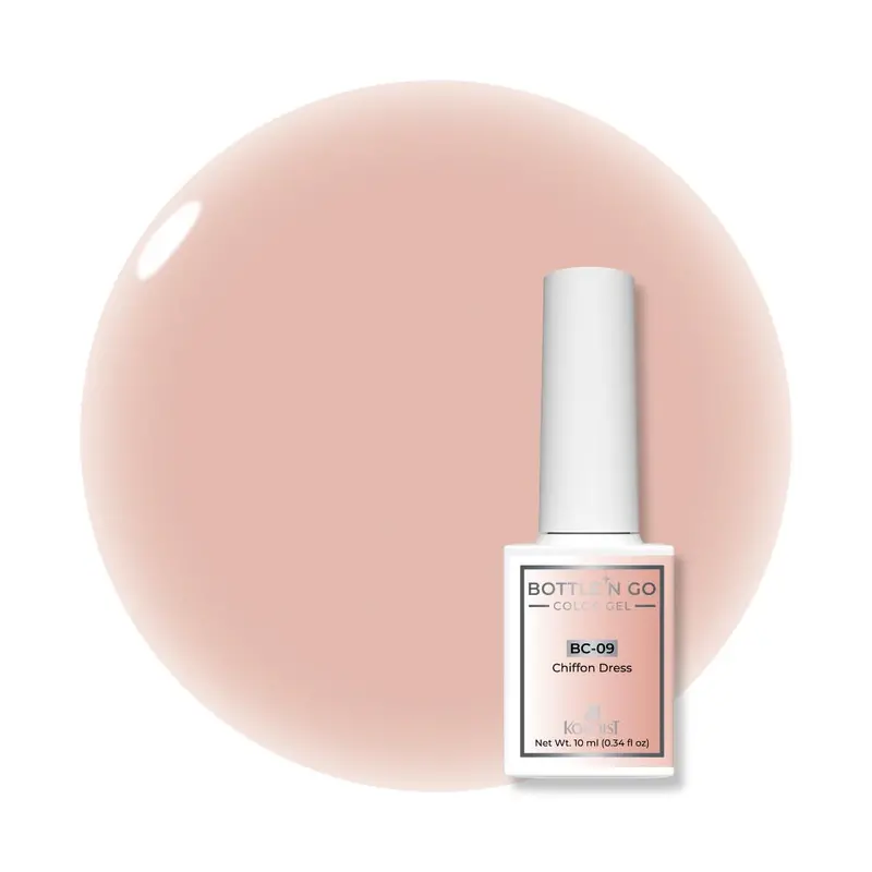 Kokoist Bottle 'N Go Color Gel Polish – Sheer Chiffon Dress 1