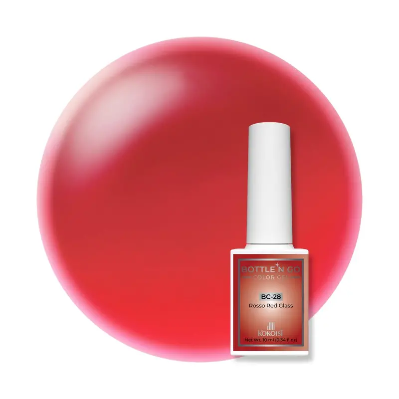 Kokoist Bottle 'N Go Rosso Red Glass Color Gel 1