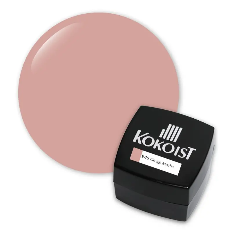 Kokoist Color Gel Polish – Greige Mocha (2.5G), Shade E-19 1