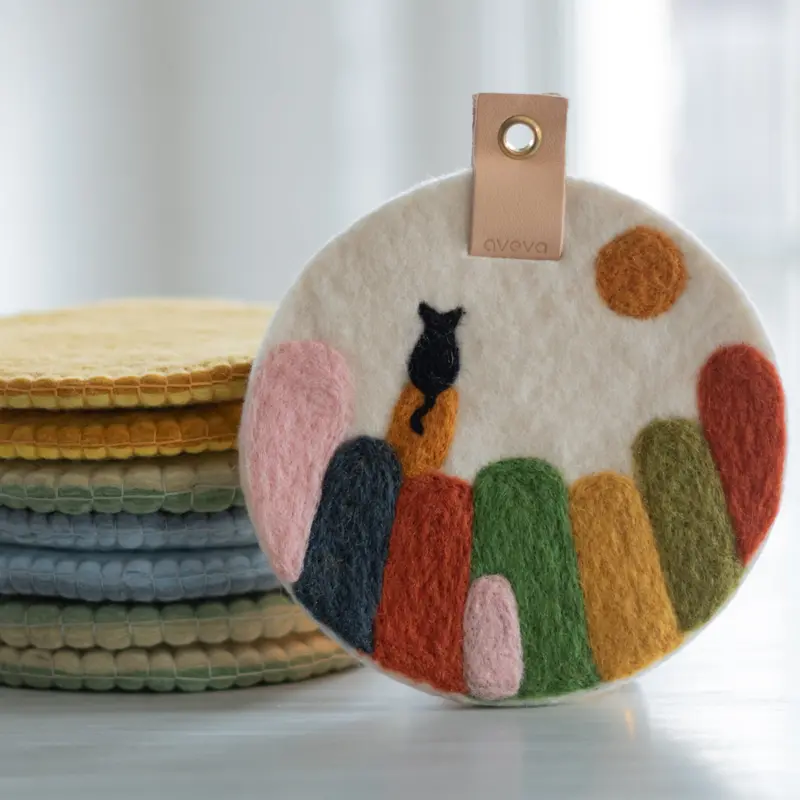 Kullaberg Cat Art Trivet 1