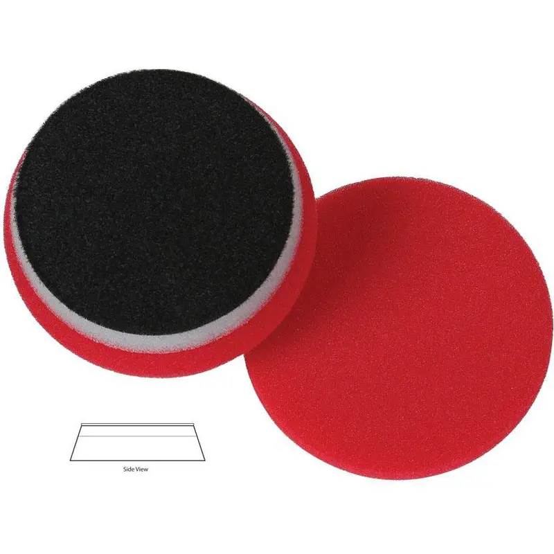Lake Country 3.5-Inch Hd Red Finishing Pad – Heavy-Duty Foam 1
