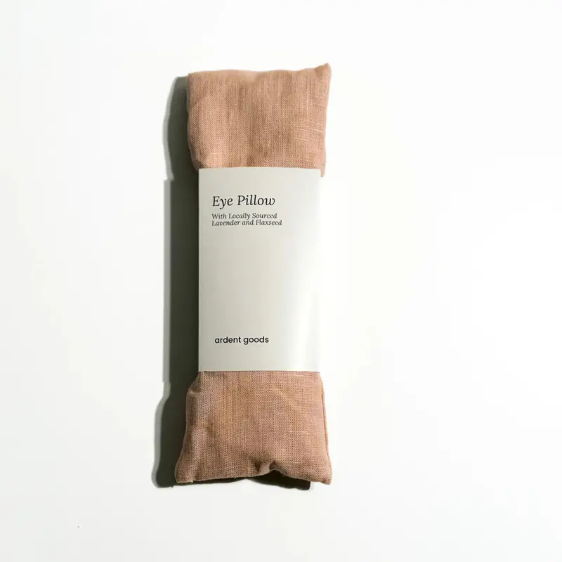 Linen-Blend Calming Eye Pillow For Relaxation 2