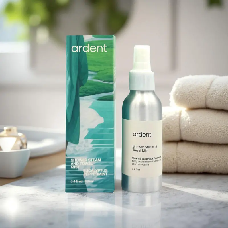 Linen Towel + Calming Shower Mist Bundle 1