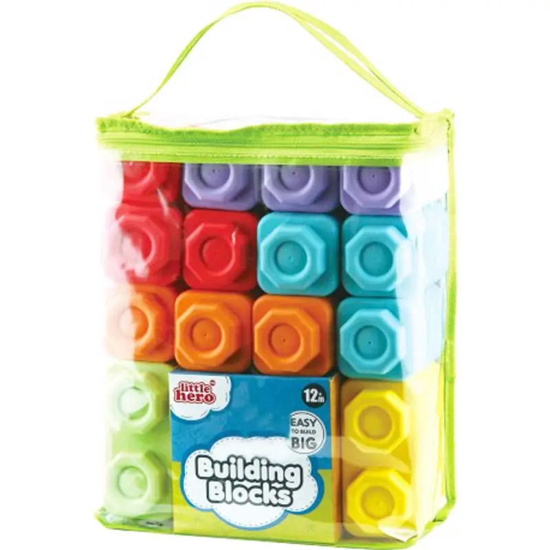 Little Hero Building Block Set – 30-Piece Multicolor Kit 1