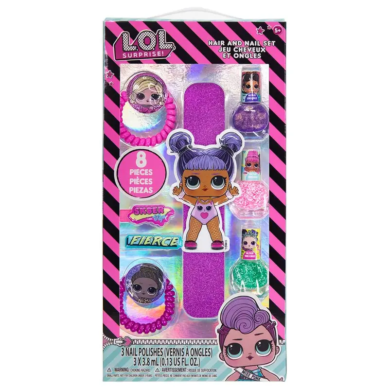 Lol Surprise! Nail & Hair Combo Set With Jumbo File 1