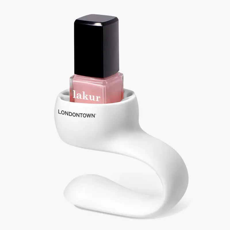 Londontown White Bottle Service Polish Organizer 1
