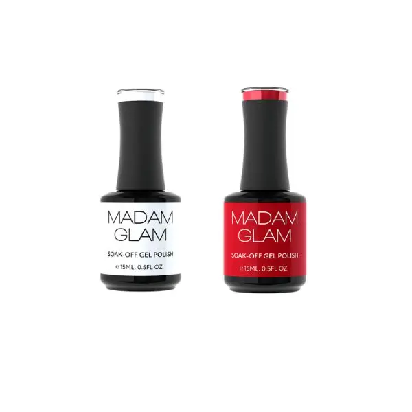 Madam Glam Bold White & Legacy Gel Polish Combo – Classic + Modern Pairing 1