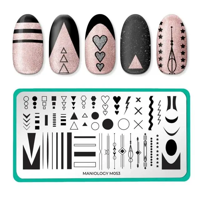 Maniology Classique Stamping Plate: Love Your Accent (Design #M053) 1