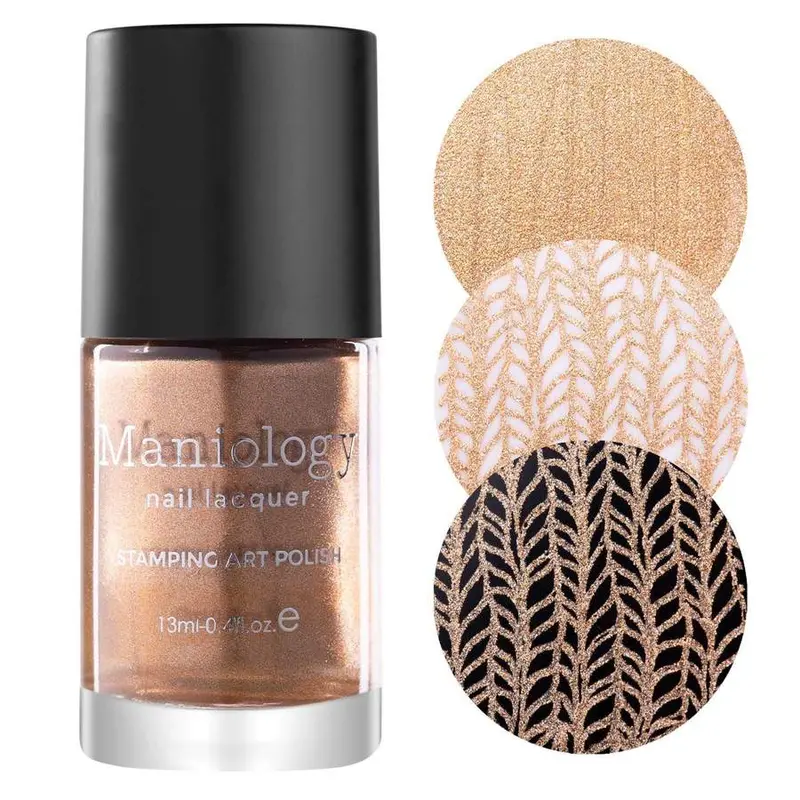 Maniology Cozy Stamping Nail Polish – Soft Knit-Inspired Texture & Tone Ink 1