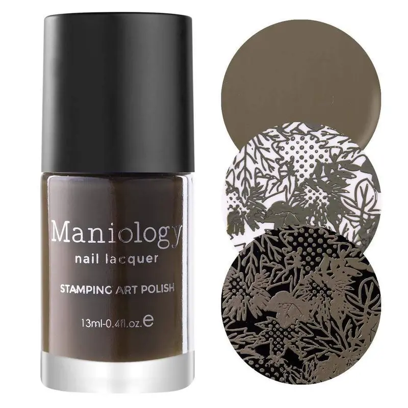 Maniology Crisp Stamping Nail Polish – Clean White Graphic Transfer Formula 1