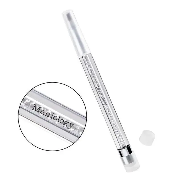 Maniology Dual-Function Nail Stamper – Pencil-Style Stamper + Clean-Up Brush 1